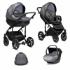 TUTIS MIMI Style Luxury 290 Antracyte Stroller 3in1