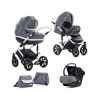 TUTIS MIMI Style 329 Dark Gray Baby stroller 3in1