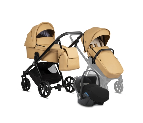 Tutis MIO leather Camel 038 Baby stroller 3 in 1