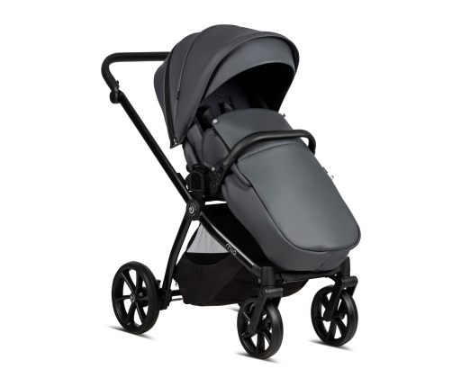 Tutis MIO leather Dark gray 021 Baby stroller 2 in 1