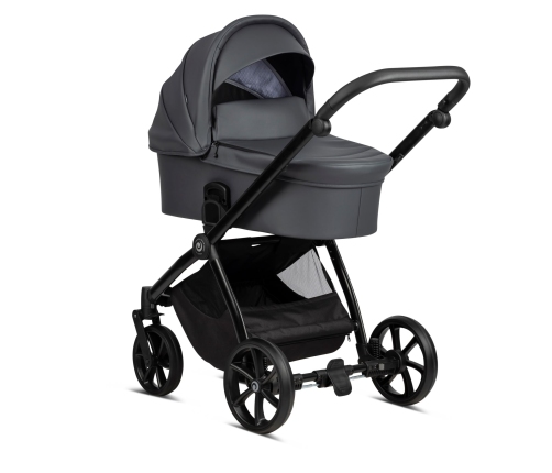 Tutis MIO leather Dark gray 021 Baby stroller 2 in 1