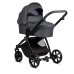 Tutis MIO leather Dark gray 021 Baby stroller 2 in 1