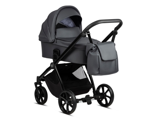 Tutis MIO leather Dark gray 021 Baby stroller 2 in 1