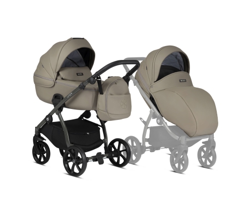 Tutis Uno 3 Plus Etno Earth 642 Eco Leather Baby stroller 2 in 1