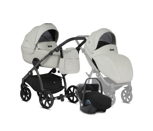 Tutis Uno 3 Plus Etno Moonshine 646 Eco Leather 3 in 1 baby stroller