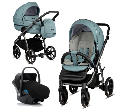 Tutis Uno 3 Plus Menta 143 Baby stroller 3 in 1