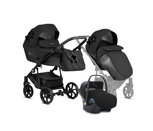 Tutis Viva 4 Black Star 007 Limited Edition 3 in 1 stroller