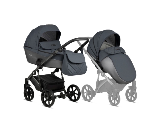 Tutis Viva 4 Obsidian 060 Luxury Edition 2 in 1 baby stroller