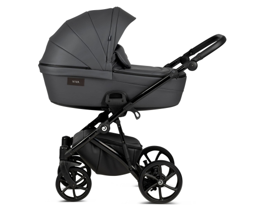 Tutis Viva 4 Shadow Gray 087 Eco Leather 3 in 1 stroller