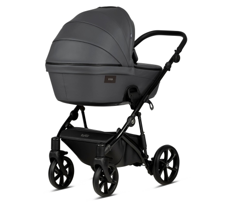 Tutis Viva 4 Shadow Gray 087 Eco Leather 3 in 1 stroller