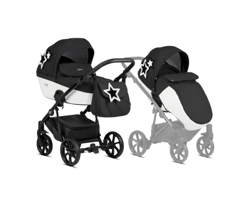 Tutis Viva 4 White Star 009 Limited Edition 2 in 1 stroller