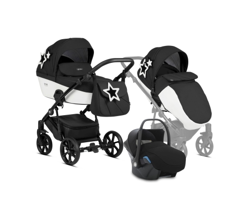 Tutis Viva 4 White Star 009 Limited Edition 3 in 1 stroller