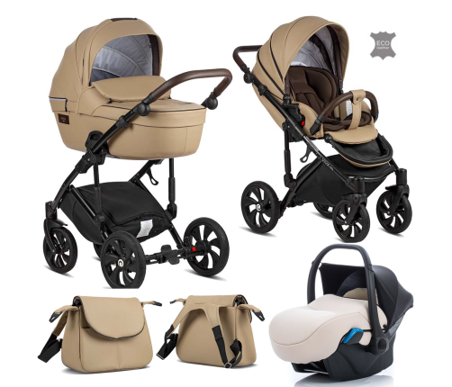 TUTIS Viva Life Leather Edition Hazel Wood 084 Stroller 3in1