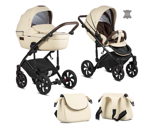 TUTIS Viva Life Leather Edition Vanilla 086 Stroller 2in1