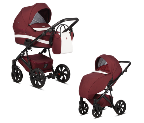 TUTIS Zippy 154 Cherry Bērnu rati 2in1