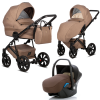 TUTIS Zippy 158 Brown Bērnu ratiņi 3in1