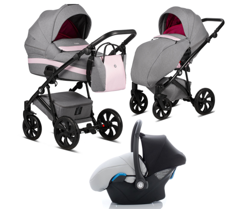 TUTIS Zippy 162 Raspberry Stroller 3in1