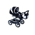 Baby Fashion Fanari 103 Black and white 2 in 1 stroller