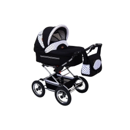 Silla de paseo 2 en 1 Baby Fashion Fanari 119 Puntos negros