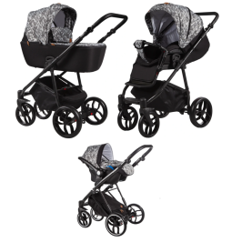 Baby Merc La Noche LNL/LN04/B Детская коляска 3 в 1