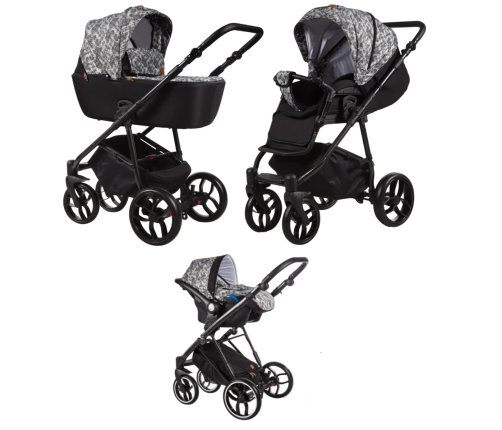 Baby Merc La Noche LNL/LN04/B Детская коляска 3 в 1