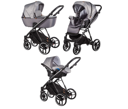 Baby Merc La Rosa LRL/LN12/B Детская коляска 3 в 1