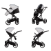 Baby Merc Piuma 01B 2 in 1 stroller