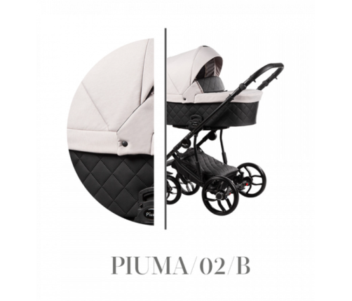 Baby Merc Piuma 02B Bērnu ratiņi 3in1