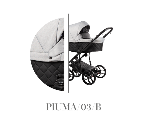 Baby Merc Piuma 03B Bērnu ratiņi 3in1