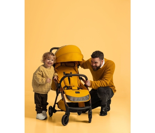 Cochecito Leclerc Baby Influencer AIR 2023 Dorado Mostaza