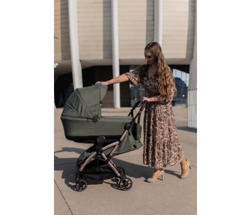 Cochecito 2 en 1 Leclerc Baby Influencer verde militar