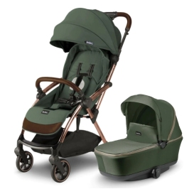 Cochecito 2 en 1 Leclerc Baby Influencer verde militar