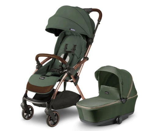 Cochecito 2 en 1 Leclerc Baby Influencer verde militar