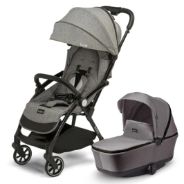 Cochecito 2 en 1 Leclerc Baby Influencer Gris Melange