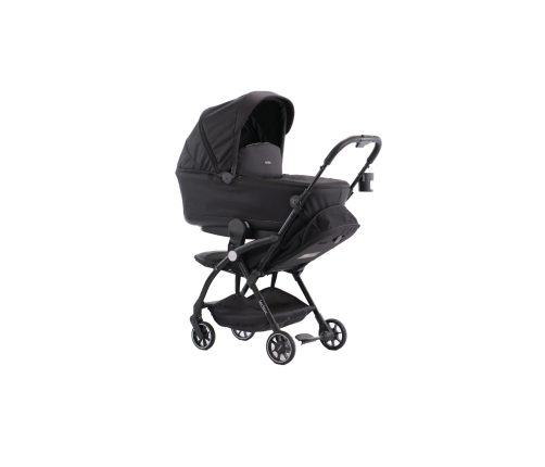 Cochecito Leclerc Baby Magic Fold Plus Negro 2 en 1