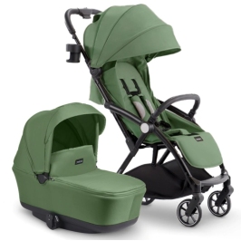 Cochecito Leclerc Baby Magic Fold Plus Verde 2 en 1