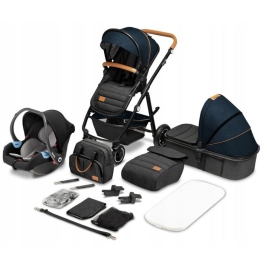 Lionelo Amber 3 in 1 stroller Blue Navy