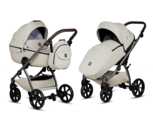 Tutis Uno 5 Plus LEATHER Black Sesame 168 Baby stroller 2 in 1