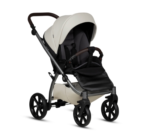 Tutis Uno 5 Plus LEATHER Black Sesame 168 Baby stroller 2 in 1