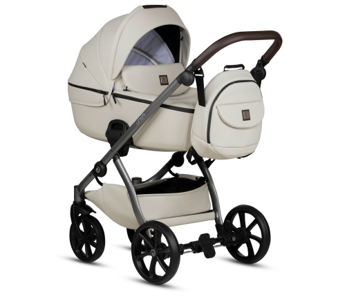 Tutis Uno 5 Plus LEATHER Black Sesame 168 Baby stroller 2 in 1