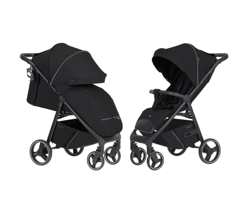 CARRELLO Bravo 2023 Pure Black CRL-8512 Прогулочная Коляска