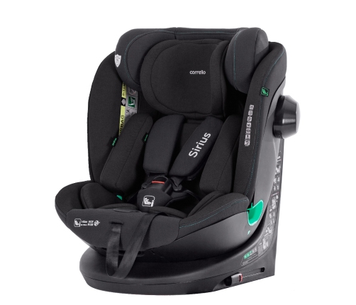 Carrello Sirius CRL-8808 Absolute Black Bērnu autosēdeklis 0-36 kg