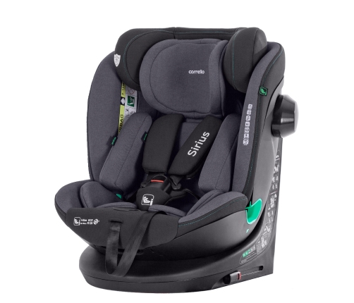 Carrello Sirius CRL-8808 Harbor Grey Bērnu autosēdeklis 0-36 kg