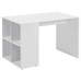 FMD Escritorio con estantes laterales blanco 117x72,9x73,5 cm