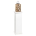 FMD Mesita decorativa con puerta blanco 88,5 cm