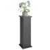 FMD Mesita decorativa con puerta gris 88,5 cm