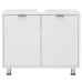 FMD Armario para lavabo blanco 70x32,9x49,5 cm