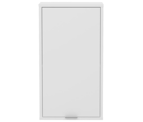 FMD Armario de pared para baño blanco 36,8x17,1x67,3 cm