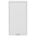 FMD Armario de pared para baño blanco 36,8x17,1x67,3 cm