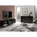 FMD Mueble para TV negro 153,5x31,7x52 cm